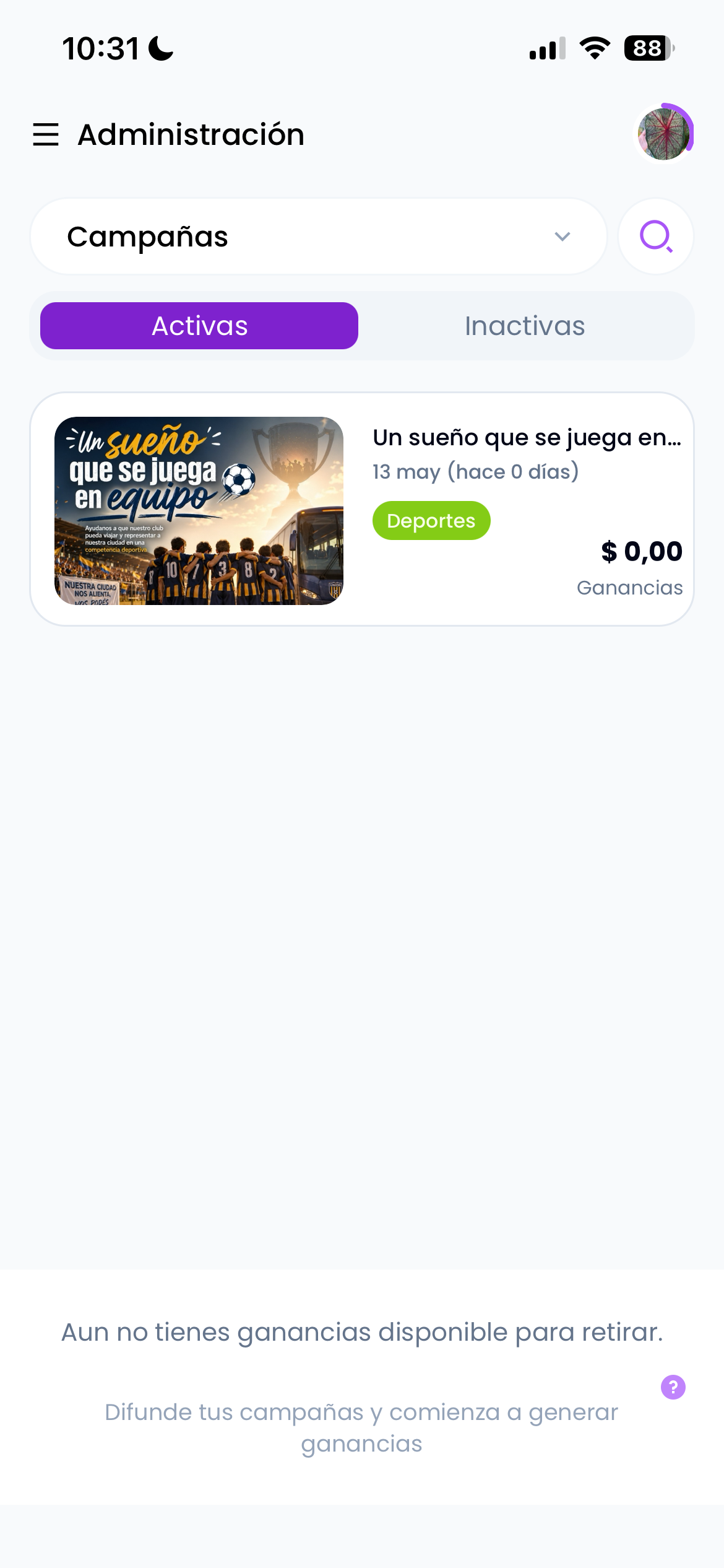 Carga imagen y descripción