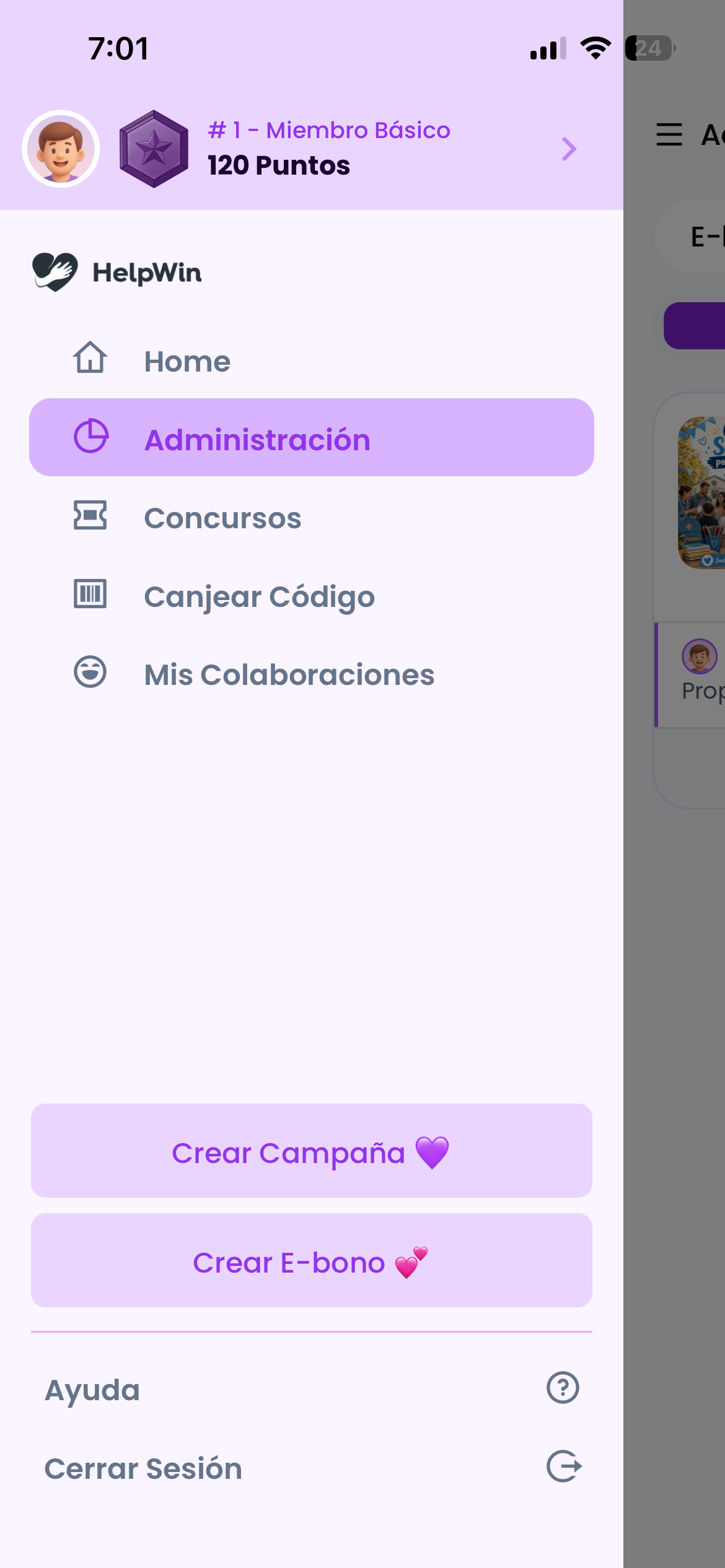 Administracion lista E-bono 1