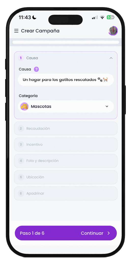 App Helpwin – paso 1